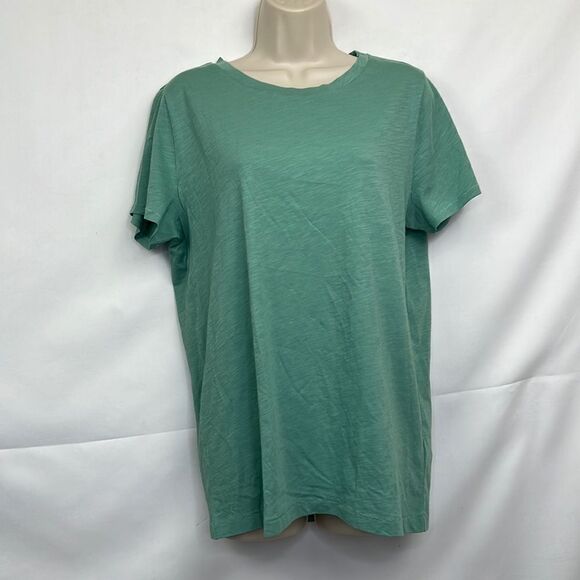 J .crew Factory Slub Cotton Tee Seafoam green size XL NWT - Picture 1 of 8